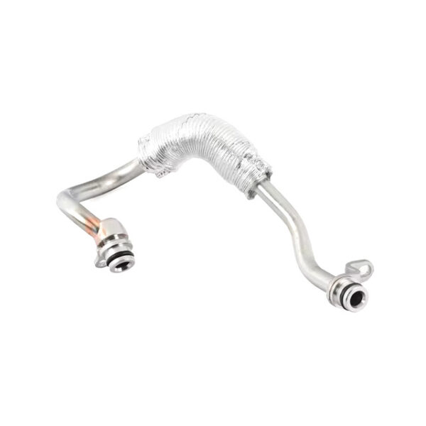 11537563707 - BMW 730 F01 F02 X6 E71 Gold Turbocharger Coolant Return Line
