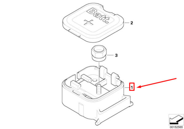 12427512967 - OEM MINI CABRIO R52 BATTERY CABLE TERMINAL BASE B 7512967 12427512967 GENUINE