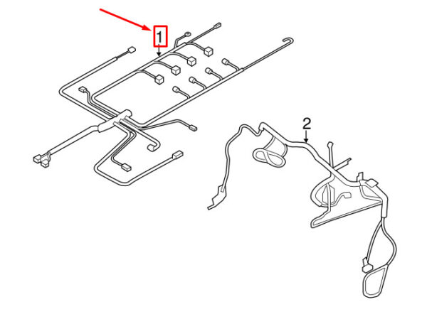 12517620626 - MINI COUNTRYMAN R60 ENGINE WIRING HARNESS 7620626 12517620626 NEW GENUINE