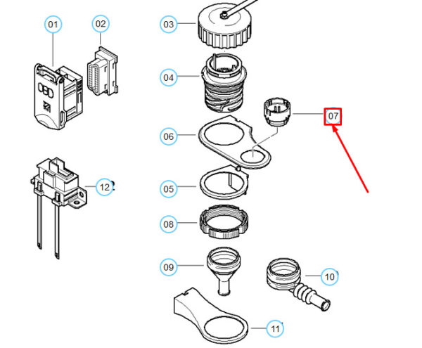 12521427322 - NEW BMW 3 E46 DIAGNOSIS PLUG ADAPTER 12521427322 1427322 OEM
