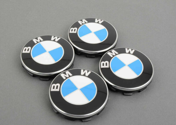 12617549796 - New Genuine BMW Set Of Wheel Center Hub Caps 68mm (4Pcs) 6783536 OEM