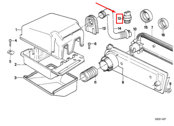 12631717443 - NEW BMW 5 E39 TEMPERATURE SWITCH 12631717443 1717443 GENUINE