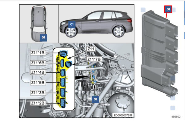 12638583091 - BMW X6 G06 integrated supply module 12638583091 NEW ORIGINAL