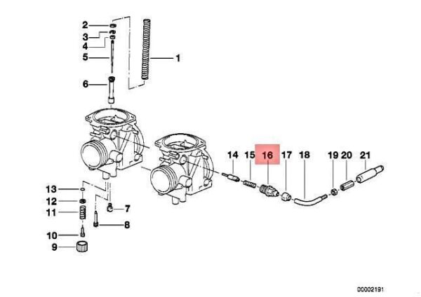 13112343422 - BMW E16 F 650 94 0161 97 0162 0166 0168 Driving Compass 131123422 Original