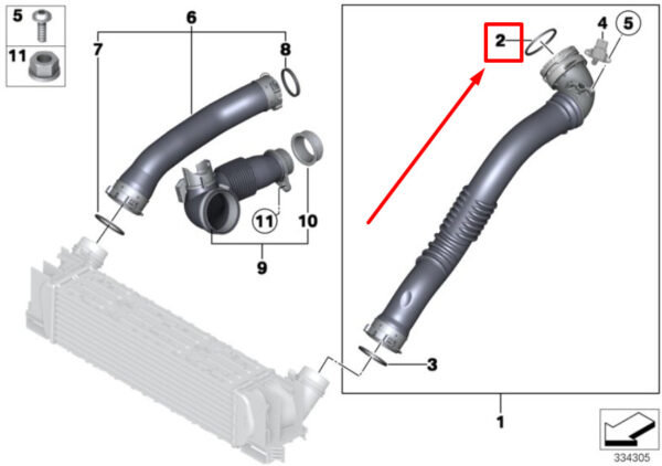 13717637707 - NEW BMW X3 F25 PREFORMED WINNER 7637707 13717637707 GENUINE
