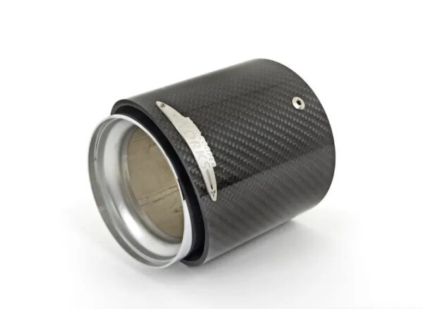 18302349677 - MINI New Genuine F55 JCW Exhaust Tailpipe Cover Tip Carbon Fiber 2349677 OEM