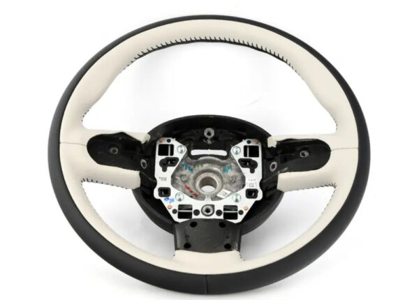 32306855736 - Mini Clubman R55 Leather Sports Steering Wheel 3230685736, NEW, Original
