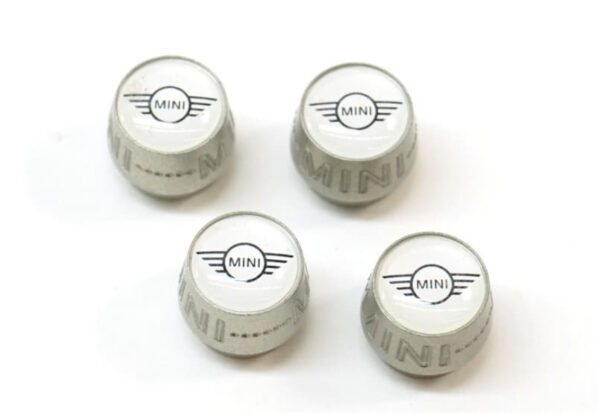36122447403 - MINI CLUBMAN F54 WHEEL TIRE VALVE STEM CAPS SET 36122447403 NEW GENUINE