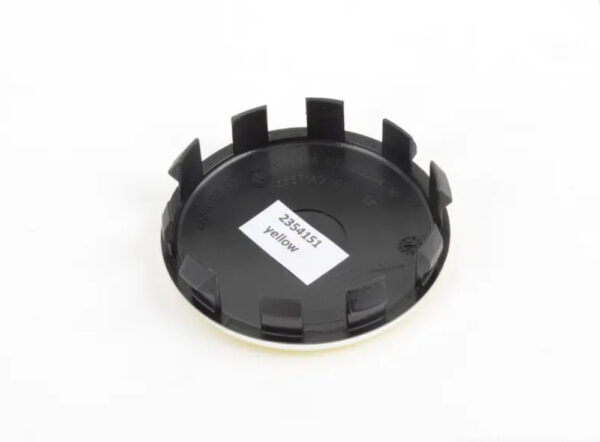 36132354151 - NEW OEM MINI CLUBMAN F54 WHEEL CENTER CAP SET BRIGHT YELLOW 36132354151 GENUINE