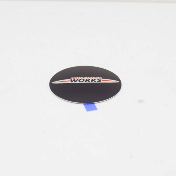 36136786764 - NEW OEM MINI COOPER R56 JCW LOGO WHEEL CENTER CAP STICKER 36136786764 GENUINE