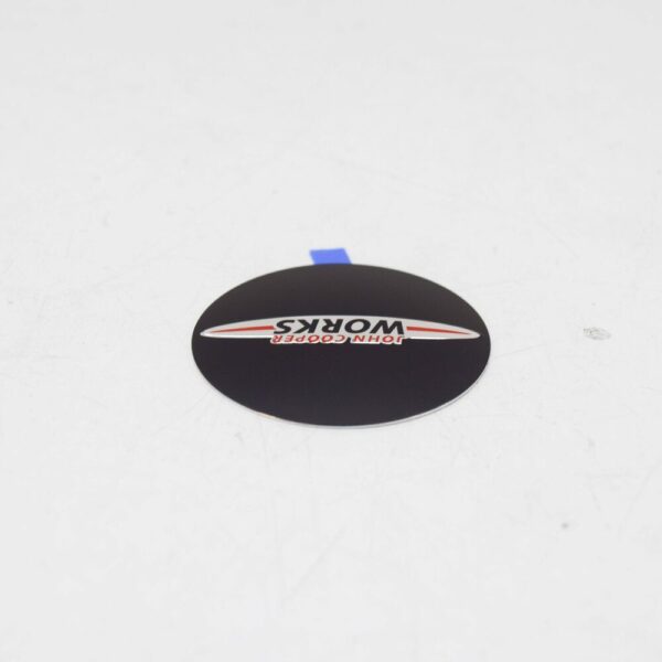 36136786764 - NEW OEM MINI COOPER R56 JCW LOGO WHEEL CENTER CAP STICKER 36136786764 GENUINE
