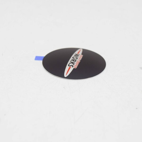 36136786764 - NEW OEM MINI COOPER R56 JCW LOGO WHEEL CENTER CAP STICKER 36136786764 GENUINE