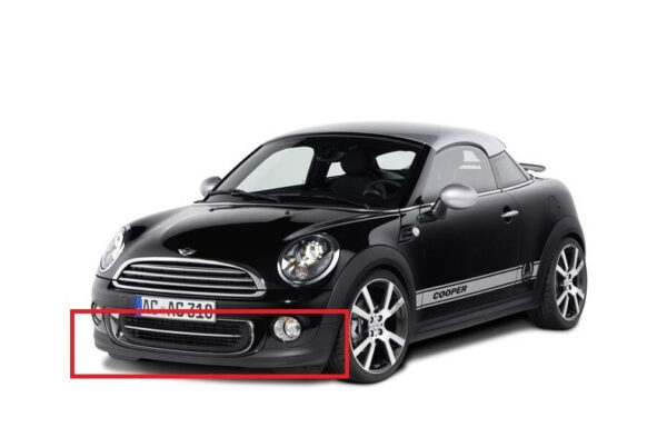 51112759224 - New Genuine MINI R58 R59 Front Bumper Lower Spoiler Black 2759224 OEM