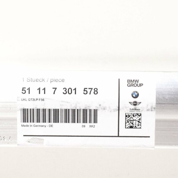 51117301578 - Genuine MINI COOPER F55 F56 F57 Front Bumper Lower Carrier Mount  51117301578