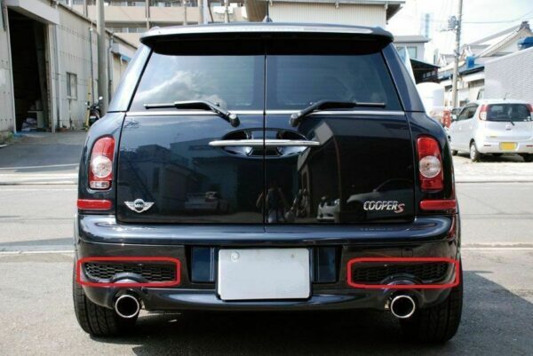 51127173634 - New Genuine MINI CLUBMAN R55 S/LCI Rear Bumper Lower Black Grill Set Pair L+R