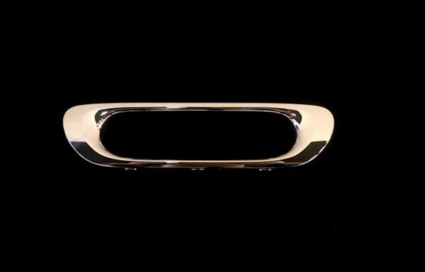 51127365737 - New Genuine MINI F55 F56 F57 Rear Fog Light Lamp Finisher Cover Trim Chrome OEM