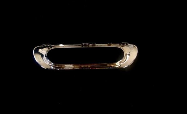 51127365737 - New Genuine MINI F55 F56 F57 Rear Fog Light Lamp Finisher Cover Trim Chrome OEM