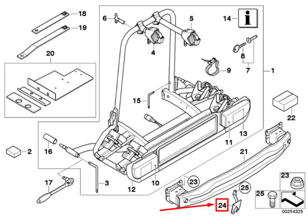 51129812064 - NEW MINI R60 ELECTRICAL SOCKET ECE HOLDER 51129812064 9812064 ORIGINAL
