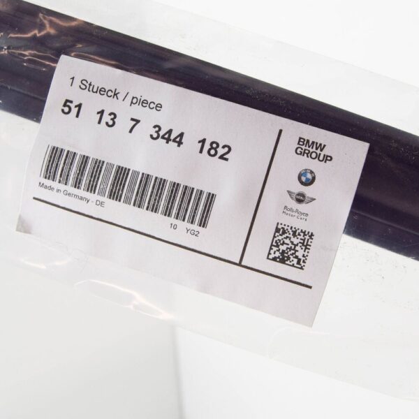 51137344182 - MINI F54 Right Roof Panel Weatherstrip Strip Cover 7344182 51137344182 NEW GENUINE