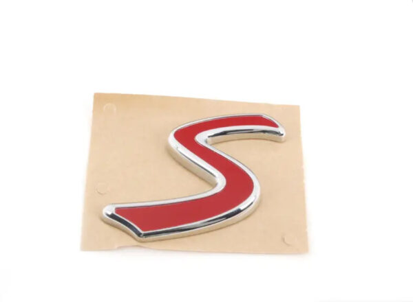 51137414340 - NEW OEM MINI COOPER F55 FRONT S GRILLE BADGE EMBLEM 51137414340 GENUINE