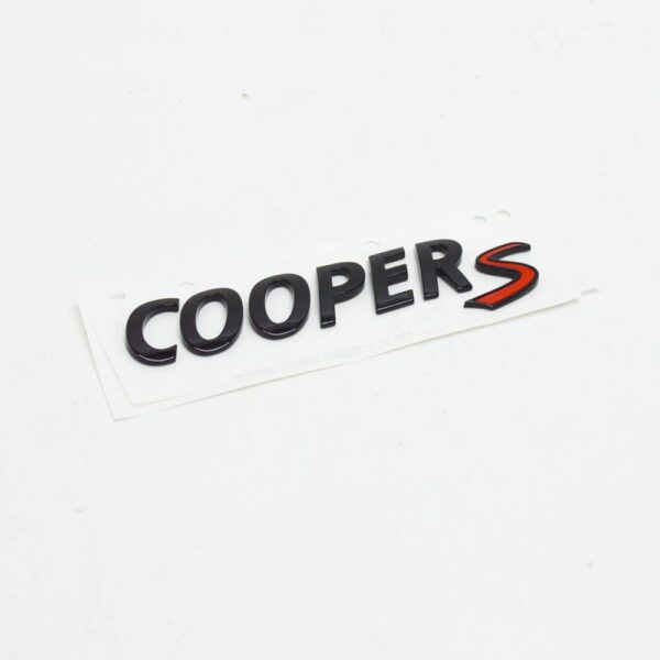 51142465245 - MINI F56 Rear Cooper S Emblem Badge 51142465245 2465245 NEW GENUINE