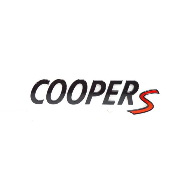 51142465245 - MINI F56 Rear Cooper S Emblem Badge 51142465245 2465245 NEW GENUINE