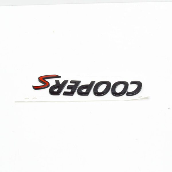 51142465245 - MINI F56 Rear Cooper S Emblem Badge 51142465245 2465245 NEW GENUINE