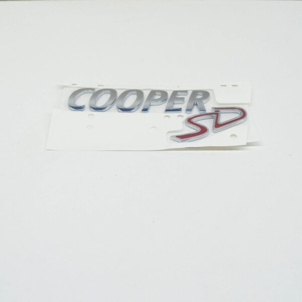 51147268514 - MINI Cooper F55 Trunk Lid Cooper SD Emblem 51147268514 NEW REAL