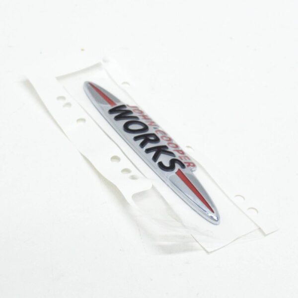 51147476376 - Mini F56 R55 R56 John Cooper Works Emblem Sticker 51147476376 New Original