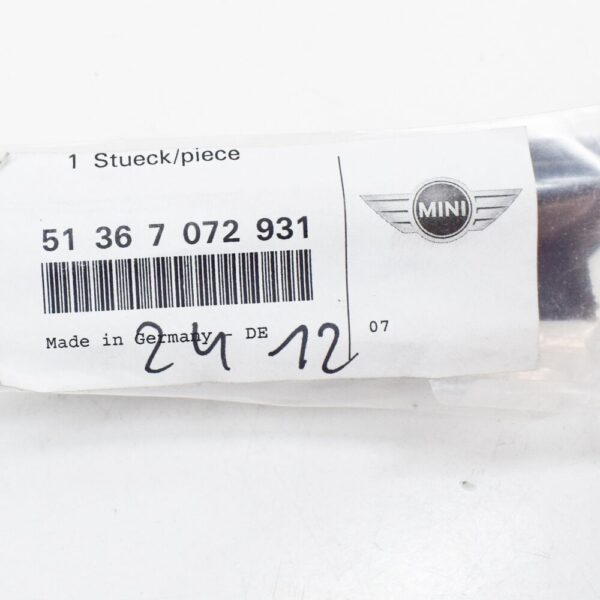 51367072931 - Mini R52 door gasket rear left chrome strip 51367072931 new original
