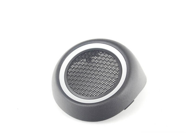 51412753686 - MINI R55 R56 Genuine Upper Speaker Grille Cover Silver Right Side 2753686 OEM