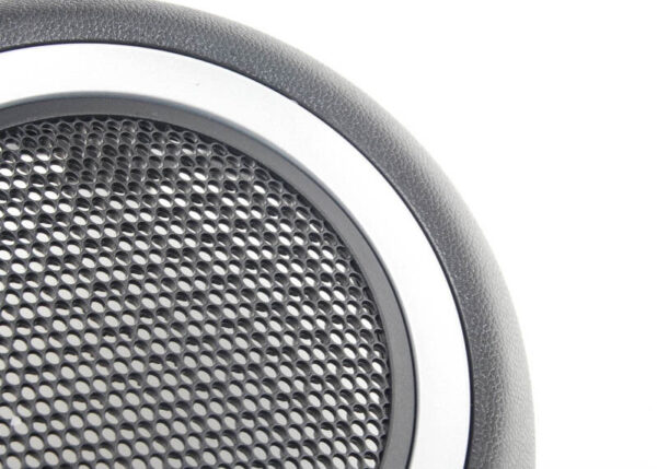 51412753686 - MINI R55 R56 Genuine Upper Speaker Grille Cover Silver Right Side 2753686 OEM