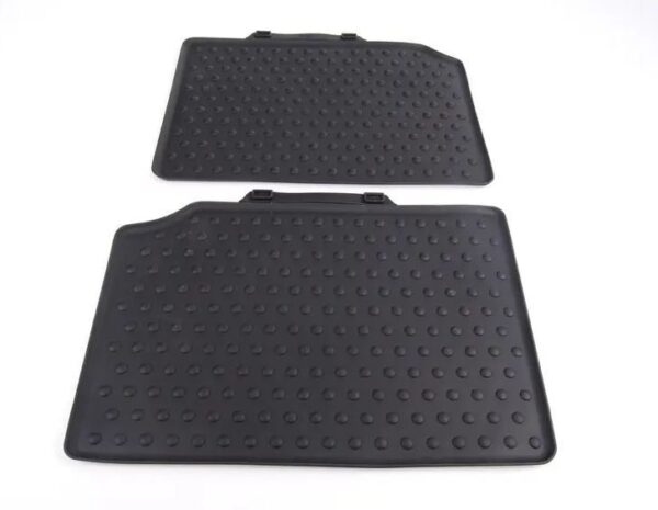 51472181810 - New Genuine MINI R60 R61 Rear Rubber Factory Floor Mats Set 2181810 OEM
