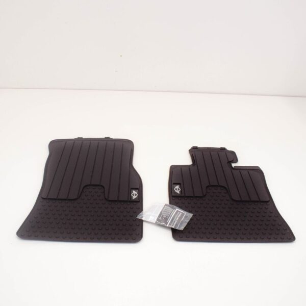 51472243906 - MINI R56 Front Rubber Floor Mats All Weather Set 51472243906 LHD NEW GENUINE