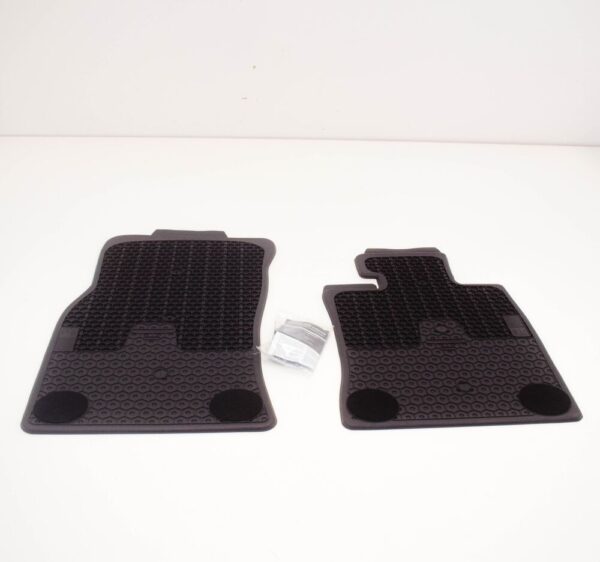 51472243906 - MINI R56 Front Rubber Floor Mats All Weather Set 51472243906 LHD NEW GENUINE