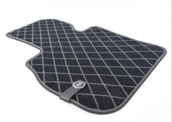 51472447609 - Mini Countryman F60 Floor Mat Set Front Left Handlebar 51472447609 NEW Original