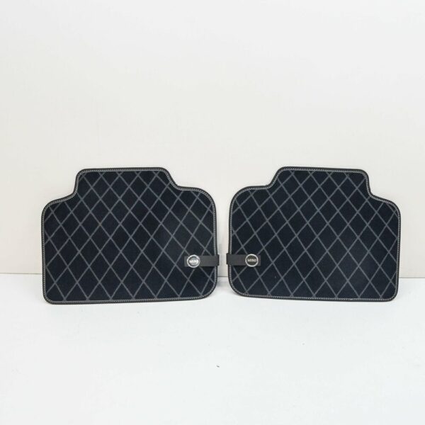 51472447612 - NEW MINI LANDS F60 REAR TEXTILE CARPET FLOOR MATS SET 51472447612