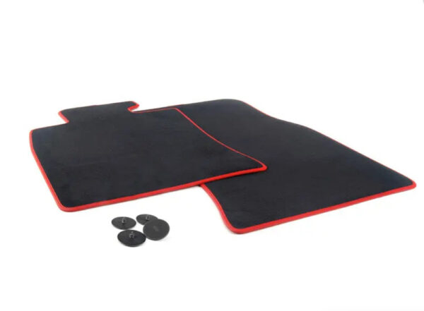 51477330809 - NEW MINI COOPER S JCW R56 FRONT FOOT MATS SET LHD 51477330809 7330809 ORIGINAL