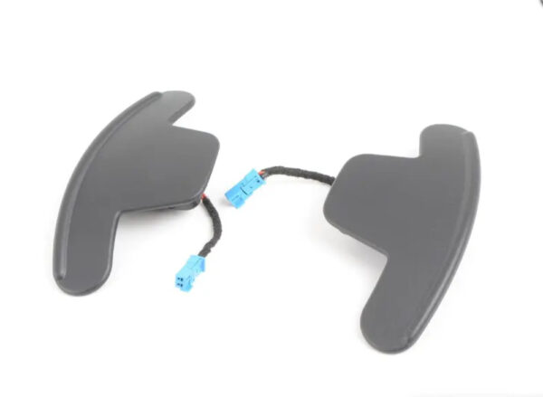 61319291653 - NEW MINI CLUBMAN F54 STEERING WHEEL SHIFT PADDLES SET 61319291653 ORIGINAL