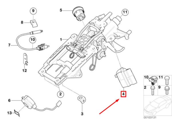 61326913965 - NEW MINI COOPER R50 IGNITION LOCK 61326913965 GENUINE