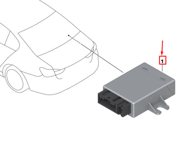 61358097898 - BMW 7 G11 Security Control Unit 61358097898 NEW GENUINE