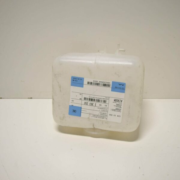 61661363150 - OEM BMW 6 E24 WINDSHIELD CLEANING FLUID CONTAINER 61661363150 GENUINE