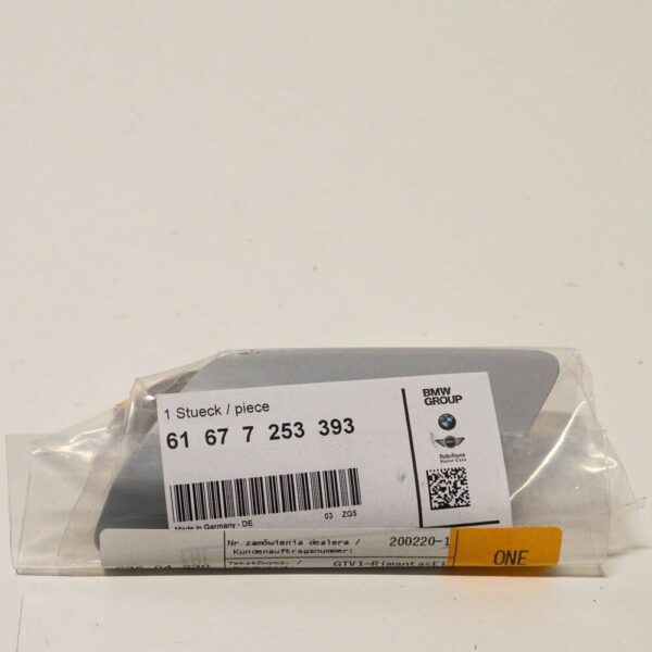 61677253393 - BMW 3 E92 left headlight wash cover 61677253393 7253393 2010 new original