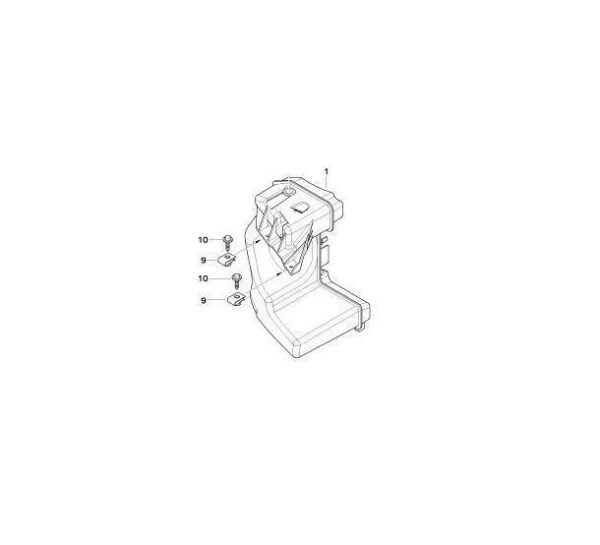 61677895577 - BMW E46 Headlight Cleaning Device Original Container 61677895577