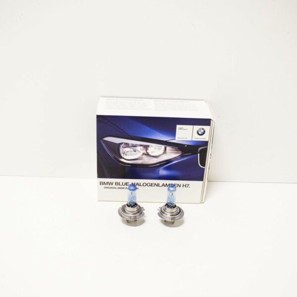63112338076 - NEW BMW M3 M5 X1 X3 X5 X6 BLUE HALOGEN LAMPS 63112338076 ORIGINAL