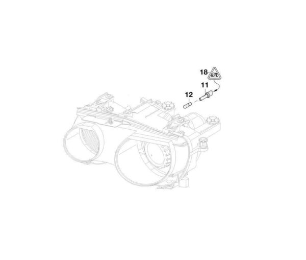 63126919814 - BMW E46 Genuine Parking Light Bulb Socket 63126919814