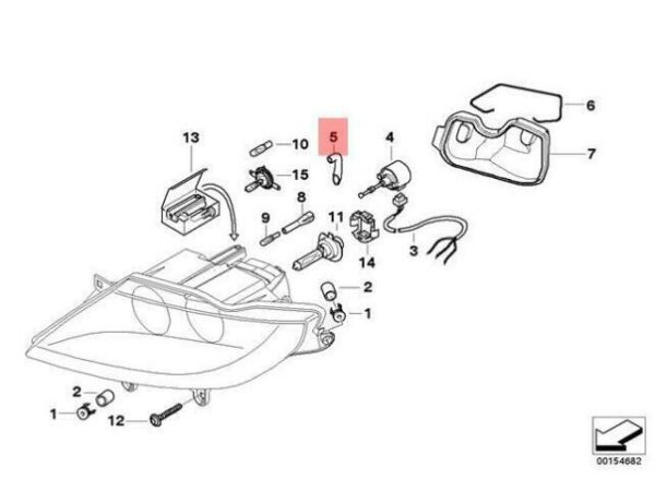63126928409 - NEW BMW E85 E86 COUPE ROADSTER VENTILATION GROMMET 63126928409 03-07 GENUINE