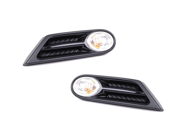 63137260203 - NEW MINI R55 R56 R57 R58 R59 SIDE SALES MARKER WITH GRILL PAIR ORIGINAL
