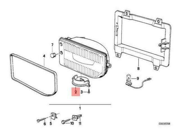 63171386041 - OEM BMW E30 CONVERTIBLE COUPE ESTATE SALOON COVERING CAP 63171386041 GENUINE
