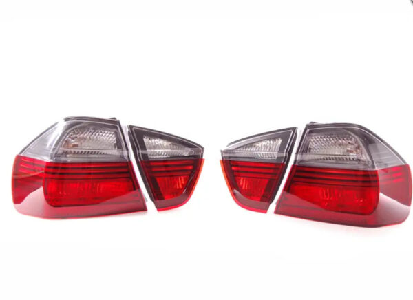 63210406678 - New Genuine BMW 3 E90 (Till 2008/05) Set Of Rear Black Line Taillights 0406678
